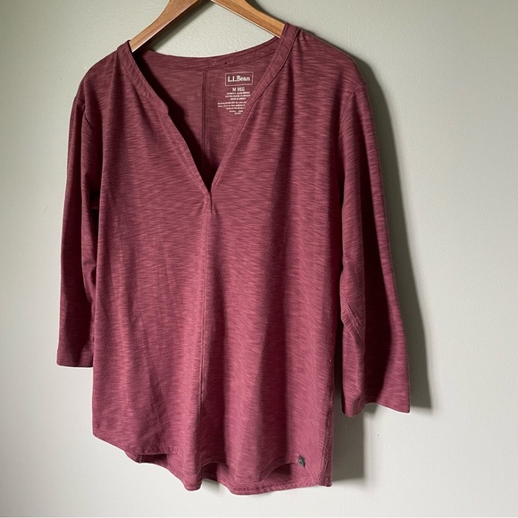 L.L. Bean Quarter Length Top Size Medium - Picture 5 of 7